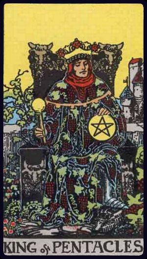 King of Pentacles - Rider Waite