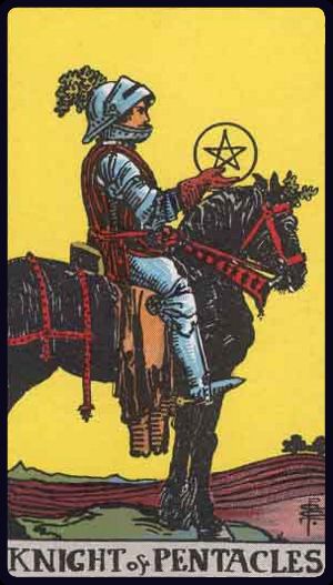 Knight of Pentacles - Rider Waite