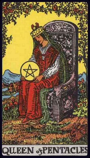 Queen of Pentacles - Rider Waite