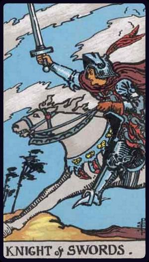 Knight of Swords - Rider Waite