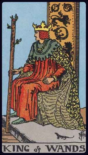 King of Wands - Rider Waite