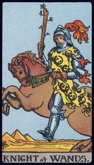 Knight of Wands - Rider Waite