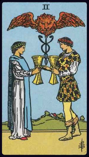 Two of Cups - Rider Waite