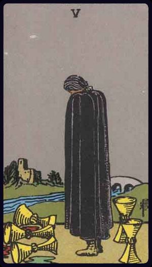 Five of Cups - Rider Waite