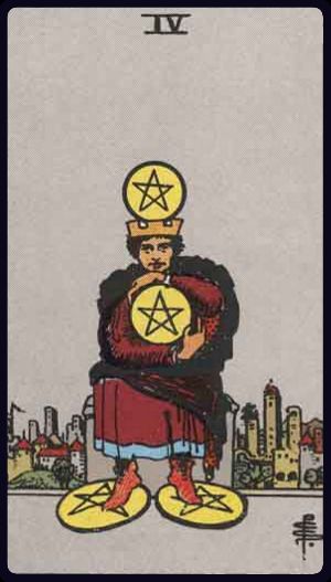 Four of Pentacles - Rider Waite