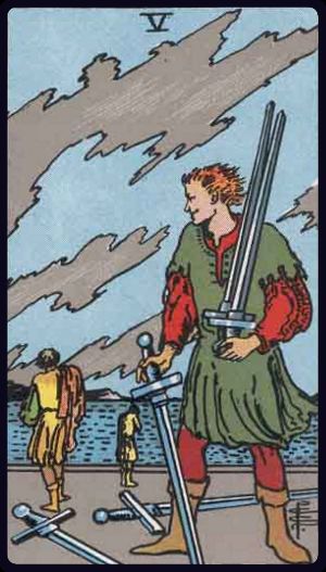 Five of Swords - Rider Waite