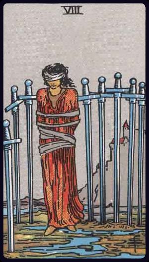 Eight of Swords - Rider Waite
