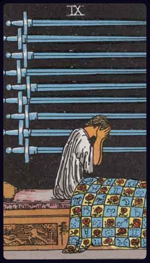 Nine of Swords - Rider Waite