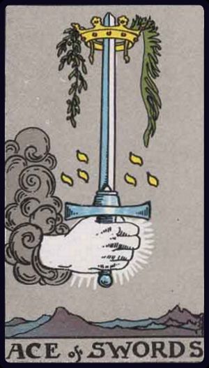 Ace of Swords - Rider Waite